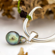 Load image into Gallery viewer, READY TO SHIP Civa Fiji Pearl Fish Hook Necklace - Nylon & 925 Sterling Silver FJD$