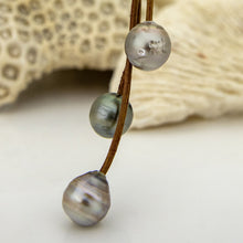 Load image into Gallery viewer, CONTACT US TO RECREATE THIS SOLD OUT STYLE Civa Fiji Saltwater Pearl Leather Necklace - FJD$