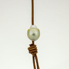 Load image into Gallery viewer, CONTACT US TO RECREATE THIS SOLD OUT STYLE Civa Fiji Saltwater Pearl Leather Necklace - FJD$