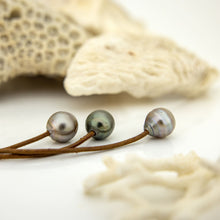 Load image into Gallery viewer, CONTACT US TO RECREATE THIS SOLD OUT STYLE Civa Fiji Saltwater Pearl Leather Necklace - FJD$