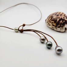 Load image into Gallery viewer, CONTACT US TO RECREATE THIS SOLD OUT STYLE Civa Fiji Saltwater Pearl Leather Necklace - FJD$