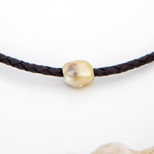 Load image into Gallery viewer, READY TO SHIP Unisex Civa Fiji Pearl Necklace - Leather FJD$