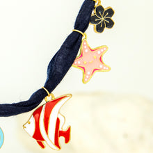 Load image into Gallery viewer, READY TO SHIP Charm Necklace - Fabric FJD$