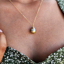 Load image into Gallery viewer, READY TO SHIP Civa Fiji Saltwater Pearl Necklace - 14k Gold Fill FJD$