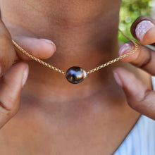 Load image into Gallery viewer, READY TO SHIP Civa Fiji Saltwater Pearl Necklace - 14k Gold Fill FJD$