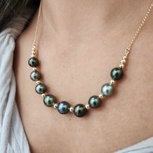 Load image into Gallery viewer, READY TO SHIP Civa Fiji Saltwater Pearl Necklace - 14k Gold Fill FJD$