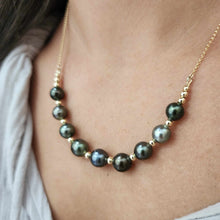 Load image into Gallery viewer, READY TO SHIP Civa Fiji Saltwater Pearl Necklace - 14k Gold Fill FJD$