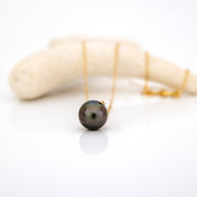 Load image into Gallery viewer, READY TO SHIP Infinity Floating Civa Fiji Pearl Necklace - 14k Gold Fill FJD$