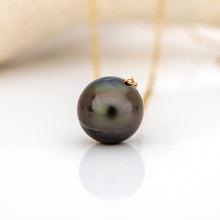 Load image into Gallery viewer, READY TO SHIP Infinity Floating Civa Fiji Pearl Necklace - 14k Gold Fill FJD$