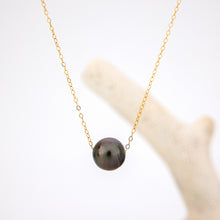 Load image into Gallery viewer, READY TO SHIP Infinity Floating Civa Fiji Pearl Necklace - 14k Gold Fill FJD$