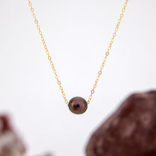 Load image into Gallery viewer, READY TO SHIP Infinity Floating Civa Fiji Pearl Necklace - 14k Gold Fill FJD$