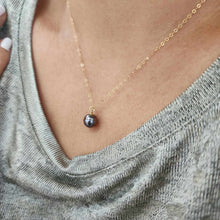 Load image into Gallery viewer, READY TO SHIP Civa Fiji Saltwater Pearl Necklace - 14k Gold Fill FJD$