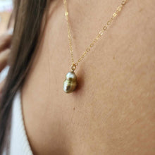 Load image into Gallery viewer, READY TO SHIP Civa Fiji Saltwater Pearl Necklace - 14k Gold Fill FJD$
