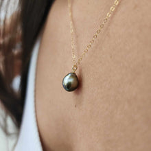 Load image into Gallery viewer, READY TO SHIP Civa Fiji Saltwater Pearl Necklace - 14k Gold Fill FJD$
