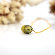 Load image into Gallery viewer, READY TO SHIP Fiji Saltwater Infinity Pearl Necklace - 14k Gold Fill FJD$