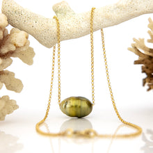 Load image into Gallery viewer, READY TO SHIP Fiji Saltwater Infinity Pearl Necklace - 14k Gold Fill FJD$