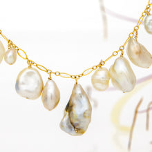 Load image into Gallery viewer, READY TO SHIP Fiji Saltwater Pearl Necklace - 14k Gold Fill FJD$