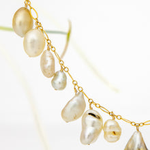 Load image into Gallery viewer, READY TO SHIP Fiji Saltwater Pearl Necklace - 14k Gold Fill FJD$