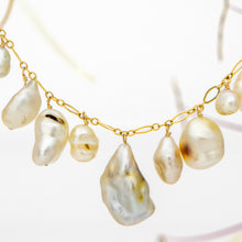 Load image into Gallery viewer, READY TO SHIP Fiji Saltwater Pearl Necklace - 14k Gold Fill FJD$