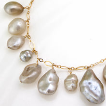Load image into Gallery viewer, READY TO SHIP Fiji Saltwater Pearl Necklace - 14k Gold Fill FJD$