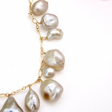Load image into Gallery viewer, READY TO SHIP Fiji Saltwater Pearl Necklace - 14k Gold Fill FJD$