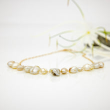 Load image into Gallery viewer, READY TO SHIP Fiji Saltwater Pearl Necklace - 14k Gold Fill FJD$