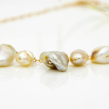 Load image into Gallery viewer, READY TO SHIP Fiji Saltwater Pearl Necklace - 14k Gold Fill FJD$