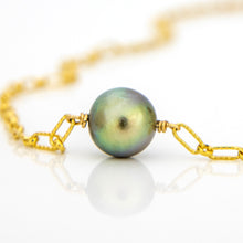 Load image into Gallery viewer, READY TO SHIP Fiji Saltwater Pearl Necklace - 14k Gold Fill FJD$