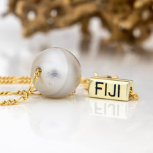 Load image into Gallery viewer, READY TO SHIP Fiji Saltwater Pearl Necklace - 14k Gold Fill FJD$