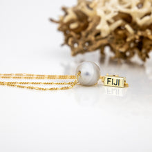 Load image into Gallery viewer, READY TO SHIP Fiji Saltwater Pearl Necklace - 14k Gold Fill FJD$