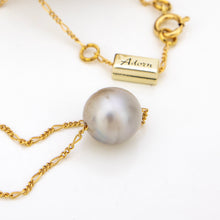 Load image into Gallery viewer, READY TO SHIP Fiji Saltwater Pearl Necklace - 14k Gold Fill FJD$