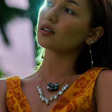 Load image into Gallery viewer, READY TO SHIP Fiji Saltwater Pearl Trio Necklace - 14k Gold Fill FJD$