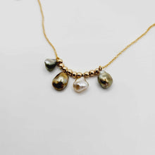 Load image into Gallery viewer, CONTACT US TO RECREATE THIS SOLD OUT STYLE Civa Fiji Keshi Pearl Choker Necklace - 14k Gold Fill FJD$