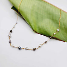 Load image into Gallery viewer, CONTACT US TO RECREATE THIS SOLD OUT STYLE Civa Fiji Keshi Pearl Necklace - 14k Gold Fill FJD$