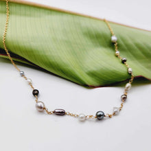 Load image into Gallery viewer, CONTACT US TO RECREATE THIS SOLD OUT STYLE Civa Fiji Keshi Pearl Necklace - 14k Gold Fill FJD$