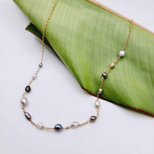 Load image into Gallery viewer, CONTACT US TO RECREATE THIS SOLD OUT STYLE Civa Fiji Keshi Pearl Necklace - 14k Gold Fill FJD$