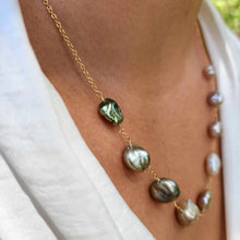 Load image into Gallery viewer, CONTACT US TO RECREATE THIS SOLD OUT STYLE Civa Fiji Baroque & Keshi Pearl Necklace - 14k Gold Fill FJD$