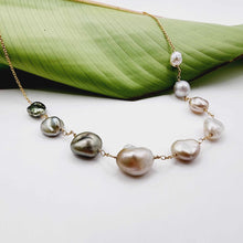 Load image into Gallery viewer, CONTACT US TO RECREATE THIS SOLD OUT STYLE Civa Fiji Baroque & Keshi Pearl Necklace - 14k Gold Fill FJD$