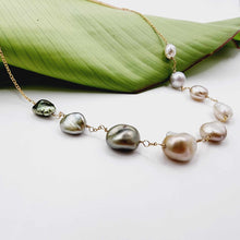 Load image into Gallery viewer, CONTACT US TO RECREATE THIS SOLD OUT STYLE Civa Fiji Baroque & Keshi Pearl Necklace - 14k Gold Fill FJD$