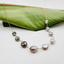 Load image into Gallery viewer, CONTACT US TO RECREATE THIS SOLD OUT STYLE Civa Fiji Baroque & Keshi Pearl Necklace - 14k Gold Fill FJD$