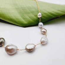Load image into Gallery viewer, CONTACT US TO RECREATE THIS SOLD OUT STYLE Civa Fiji Baroque & Keshi Pearl Necklace - 14k Gold Fill FJD$