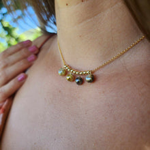 Load image into Gallery viewer, CONTACT US TO RECREATE THIS SOLD OUT STYLE Civa Fiji Keshi Pearl Choker Necklace - 14k Gold Fill FJD$