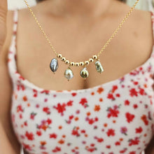 Load image into Gallery viewer, READY TO SHIP Civa Fiji Keshi Pearl Choker Necklace - 14k Gold Fill FJD$
