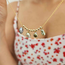 Load image into Gallery viewer, READY TO SHIP Civa Fiji Keshi Pearl Choker Necklace - 14k Gold Fill FJD$