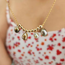 Load image into Gallery viewer, READY TO SHIP Civa Fiji Keshi Pearl Choker Necklace - 14k Gold Fill FJD$