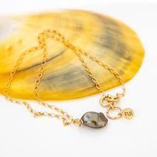 Load image into Gallery viewer, READY TO SHIP Civa Fiji Keshi Saltwater Pearl Necklace - 14k Gold Fill FJD$