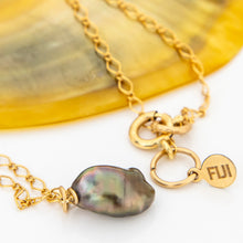 Load image into Gallery viewer, READY TO SHIP Civa Fiji Keshi Saltwater Pearl Necklace - 14k Gold Fill FJD$