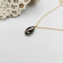 Load image into Gallery viewer, READY TO SHIP Civa Fiji Keshi Saltwater Pearl Necklace - 14k Gold Fill FJD$