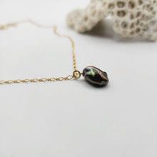 Load image into Gallery viewer, READY TO SHIP Civa Fiji Keshi Saltwater Pearl Necklace - 14k Gold Fill FJD$