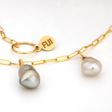 Load image into Gallery viewer, READY TO SHIP Civa Fiji Keshi Saltwater Pearl Necklace - 14k Gold Fill FJD$